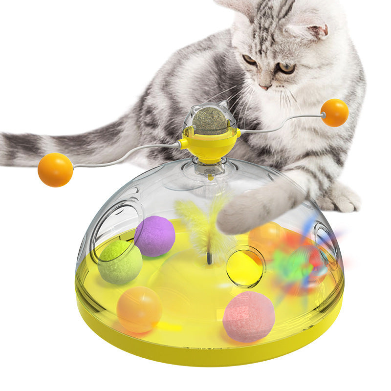Toys With Catnip Luminous Ball Pinwheel Toys Pet Products