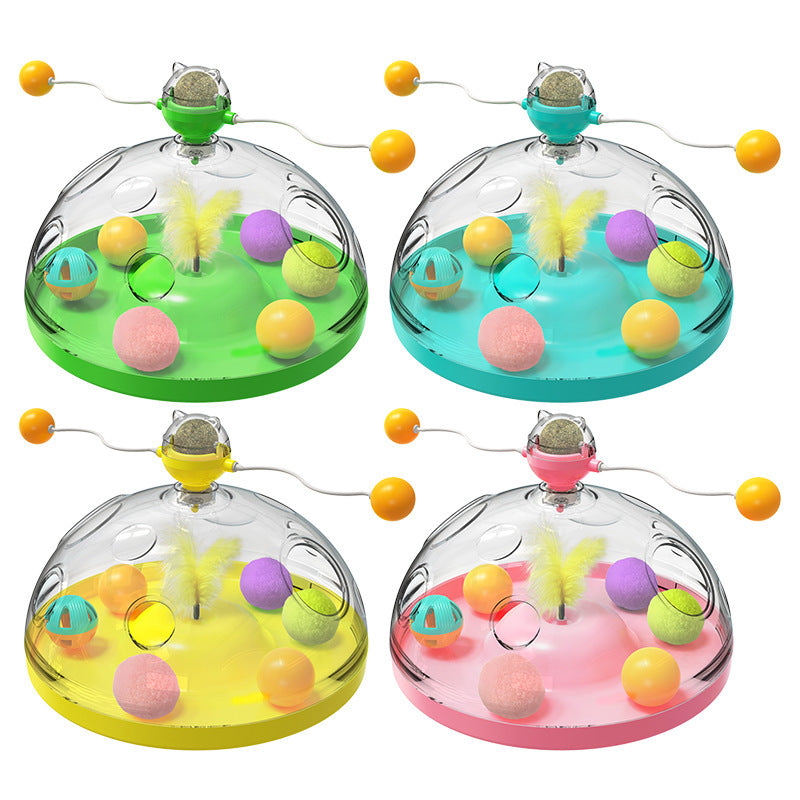 Toys With Catnip Luminous Ball Pinwheel Toys Pet Products