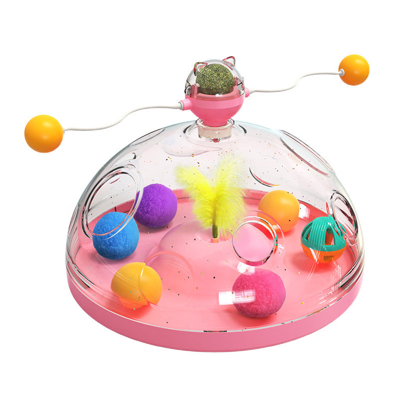 Toys With Catnip Luminous Ball Pinwheel Toys Pet Products
