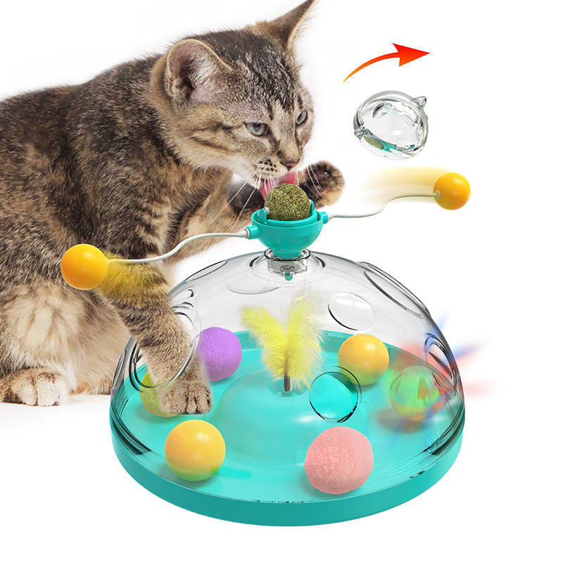 Toys With Catnip Luminous Ball Pinwheel Toys Pet Products