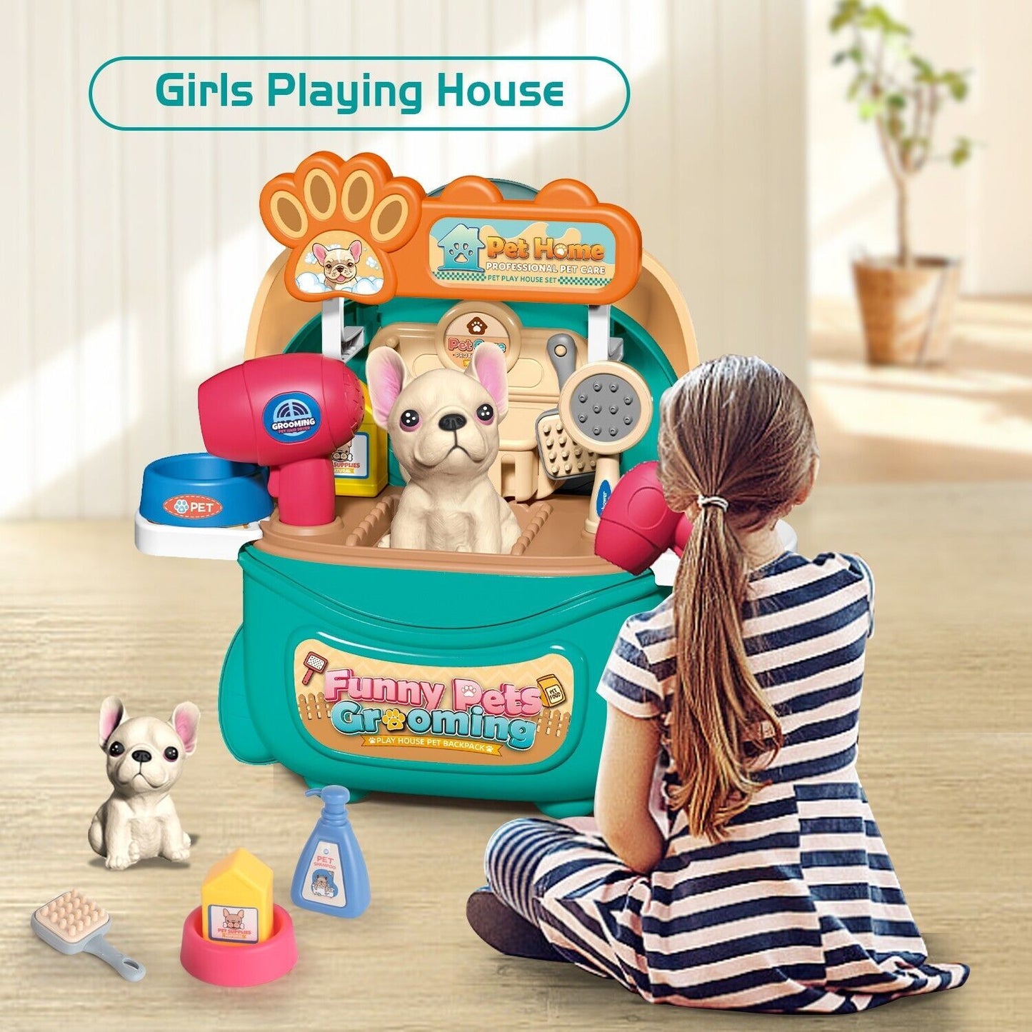 2025 Pet Care Play Set Doctor Kit For Kids