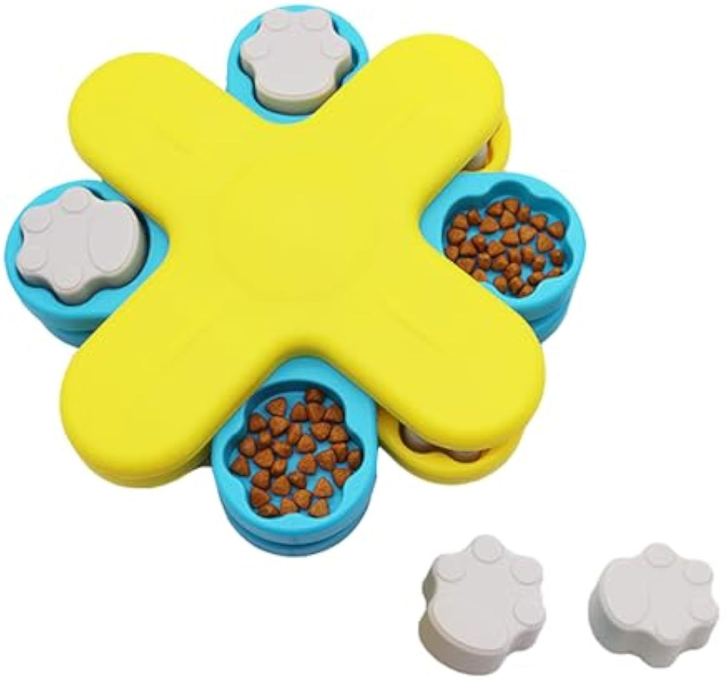 Interactive Dog Puzzle Toys Twister Dog Food Dispenser