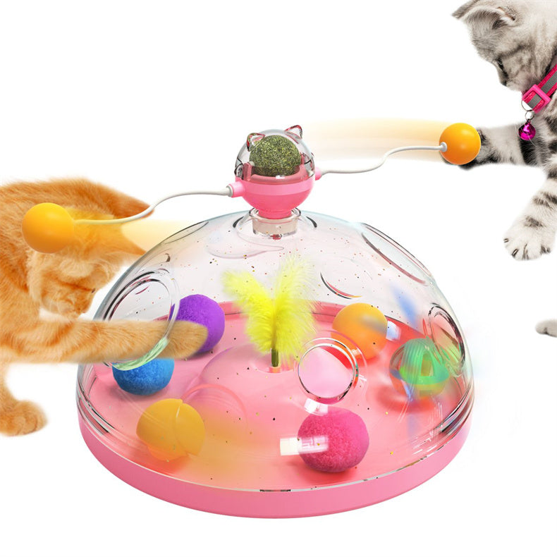 Toys With Catnip Luminous Ball Pinwheel Toys Pet Products