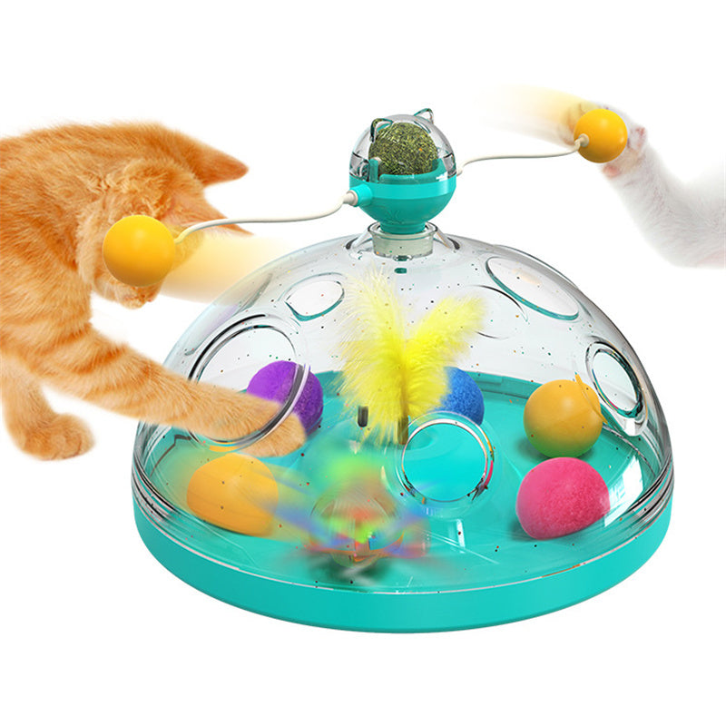 Toys With Catnip Luminous Ball Pinwheel Toys Pet Products